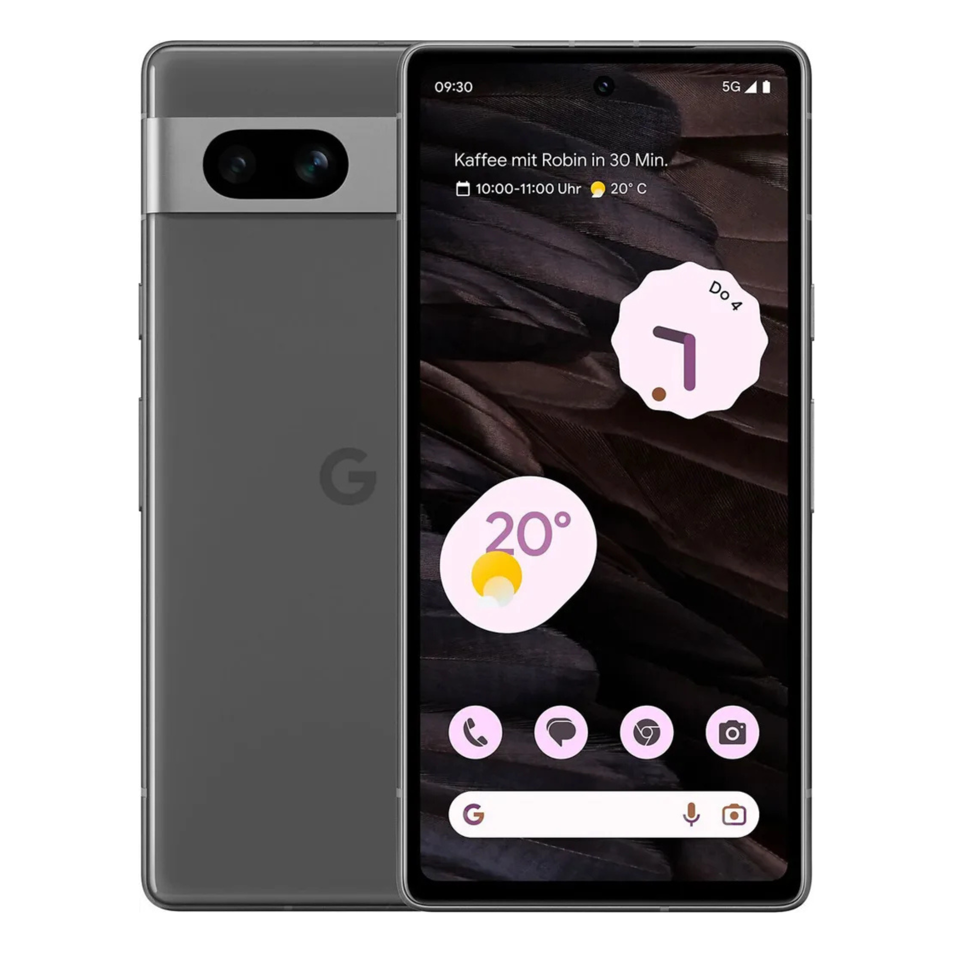 Google Pixel 7a 128GB Charcoal Schwarz Dual Sim NEU – Ansicht 2