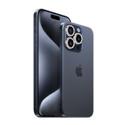 Linsenschutz Glitzer Ringe für iPhone 15|15 Plus|15 Pro|15 Pro Max