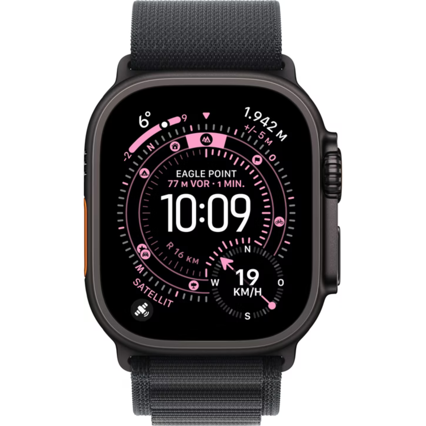 Apple Watch Ultra 3 (49 mm, GPS + Cellular) Black Titanium Black Alpine Loop S M NEU & OVP versiegelt