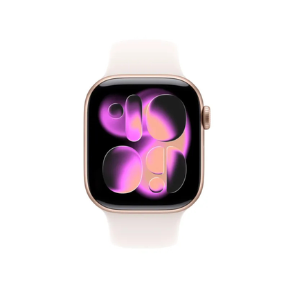 Apple Watch Series 11 (42 mm, GPS) Rose Gold Light Blush Sport Band S/M  M/L NEU & OVP versiegelt