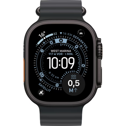 Apple Watch Ultra 3 (49 mm, GPS + Cellular) Black Titanium Black Ocean Band One Size NEU & OVP versiegelt