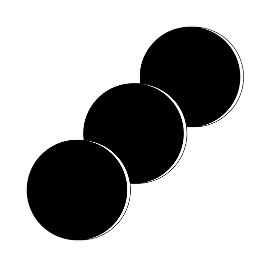 Magnetische Metallplättchen Kreisförmig