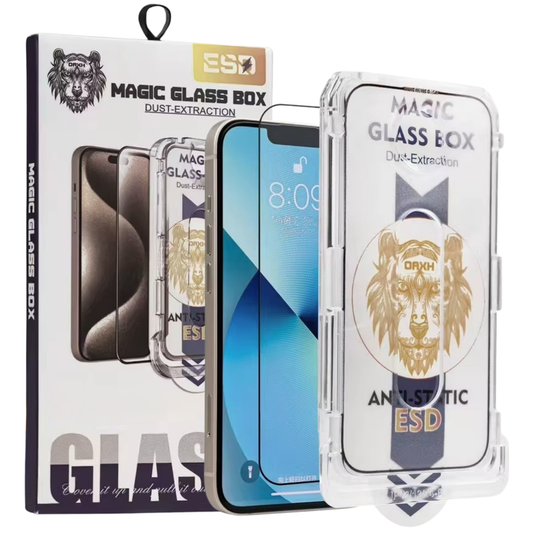 Panzerfolie Displayschutz inklusive Anbringhilfe für alle iPhone Modelle