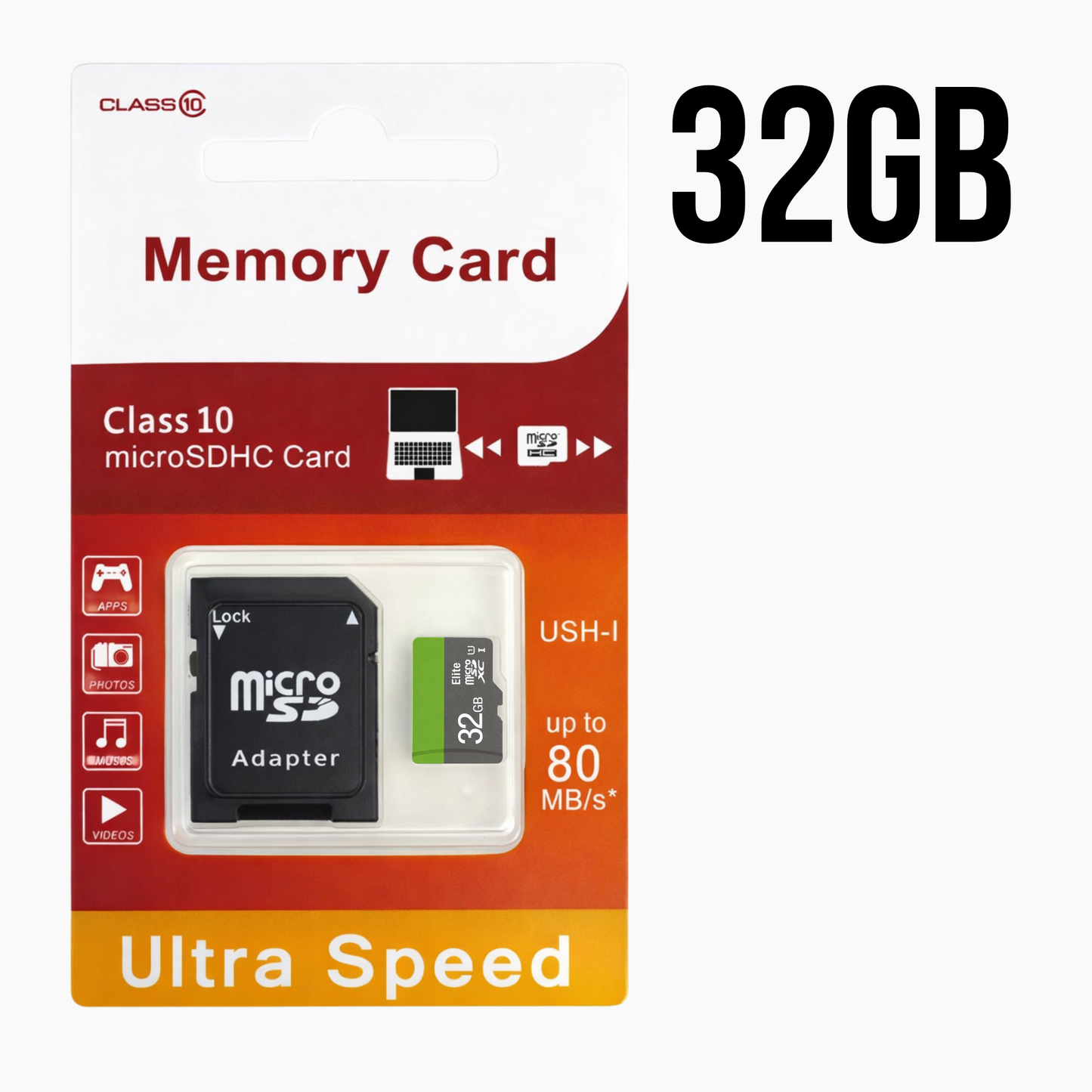 Micro SD Speicherkarte Elite 32GB 64GB 128GB 256GB 512GB 1TB