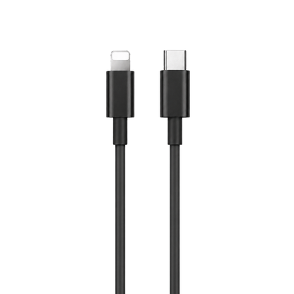 MobileKing USB-C iPhone Schnell-Ladekabel schwarz