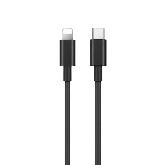 MobileKing USB-C iPhone Schnell-Ladekabel schwarz