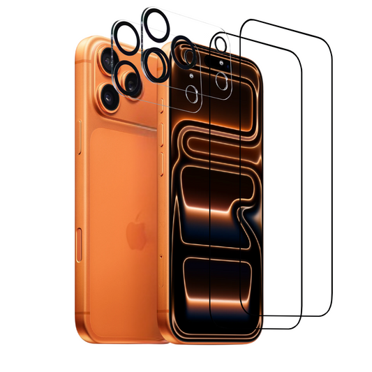 4in1 Schutzset für iPhone 17|17 Air|17 Pro|17 Pro Max|
