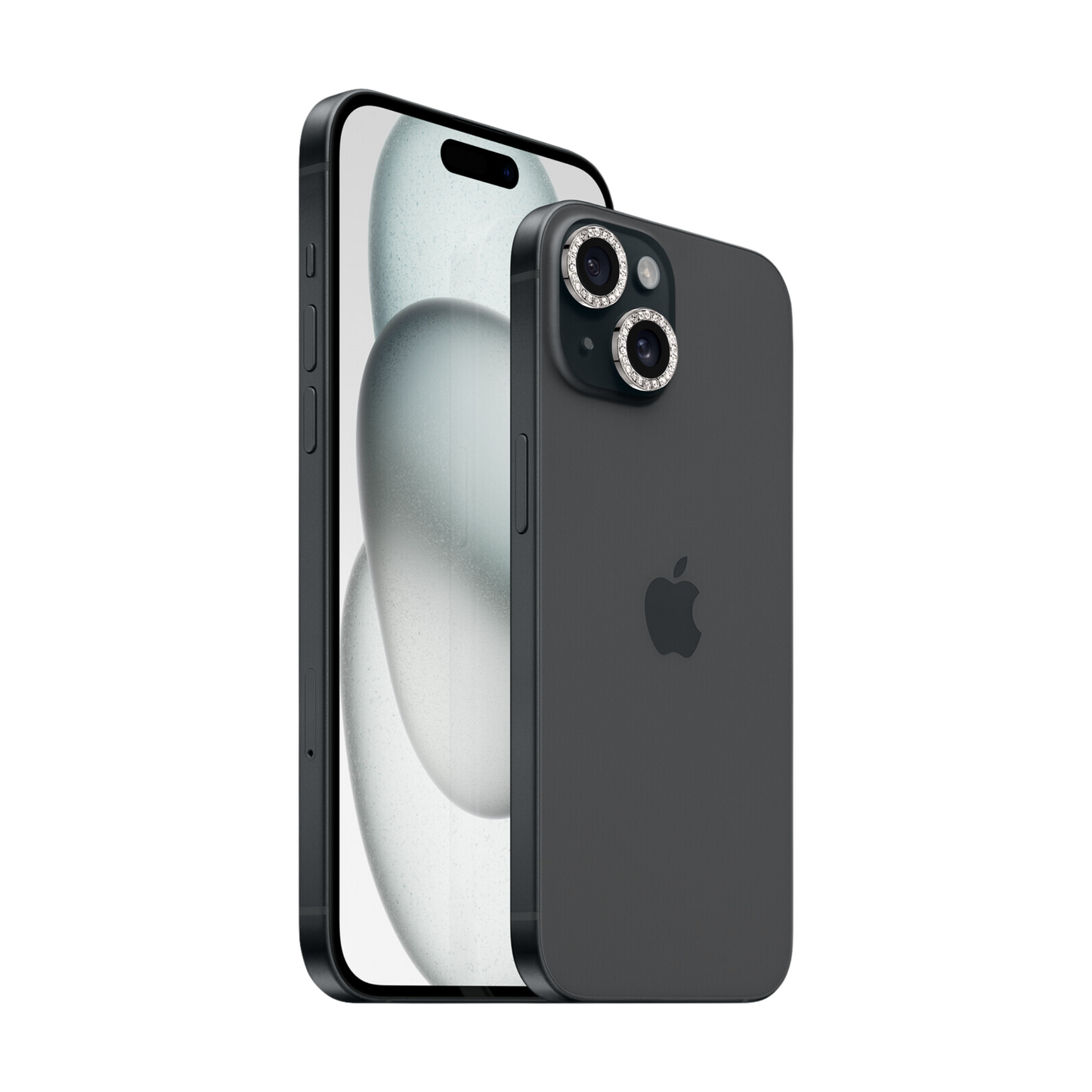 Linsenschutz Glitzer Ringe für iPhone 15|15 Plus|15 Pro|15 Pro Max