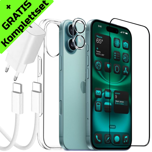 Apple iPhone 16 - 128GB - Teal Grün + gratis Komplettset - Differenzbesteuert