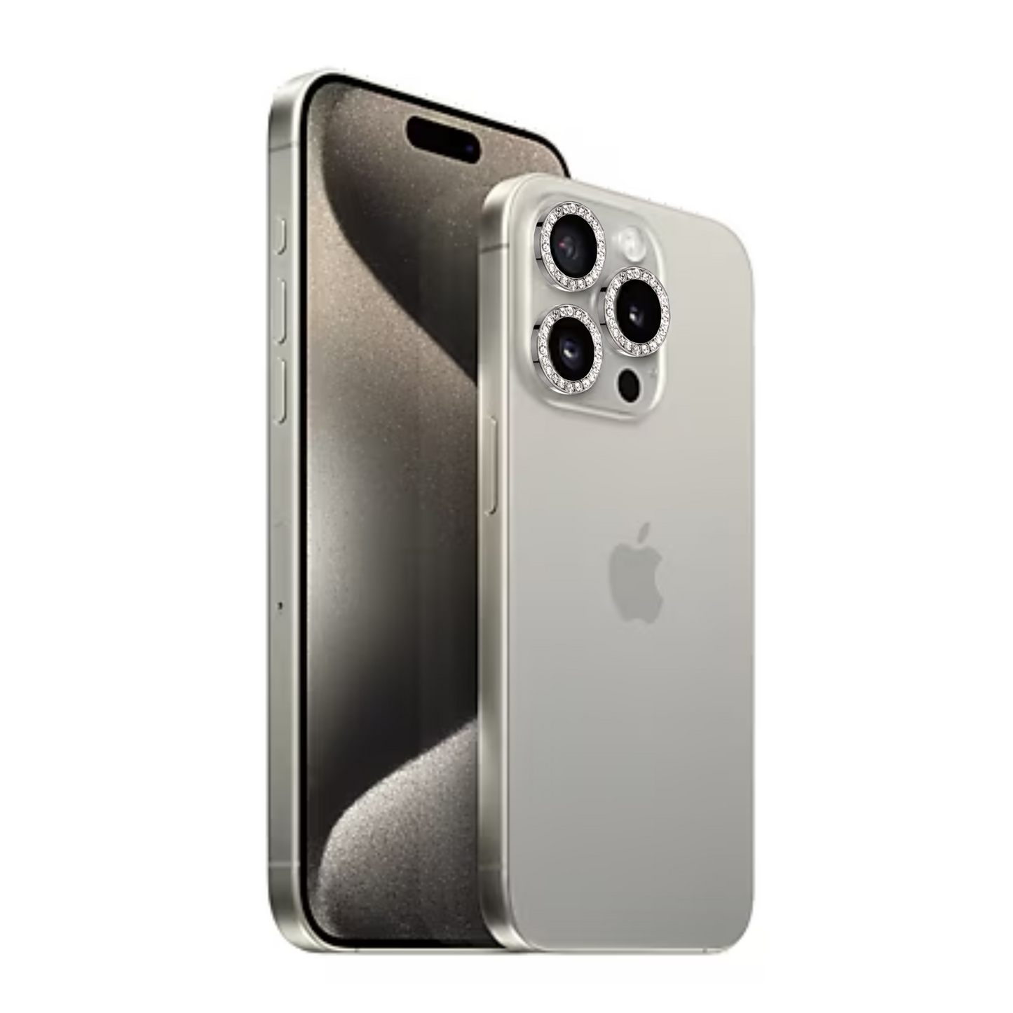 Linsenschutz Glitzer Ringe für iPhone 15|15 Plus|15 Pro|15 Pro Max