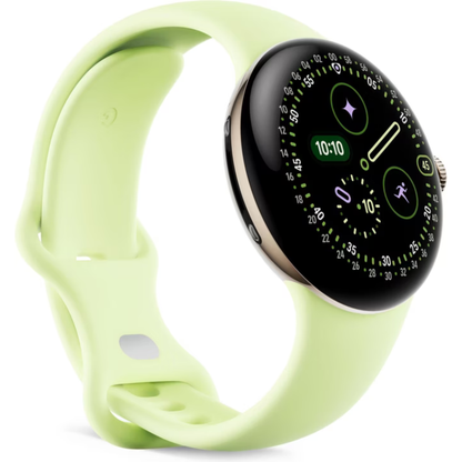 Google Pixel Watch 4 (41 mm, WiFi) Gold Lemongrass Band NEU & OVP versiegelt