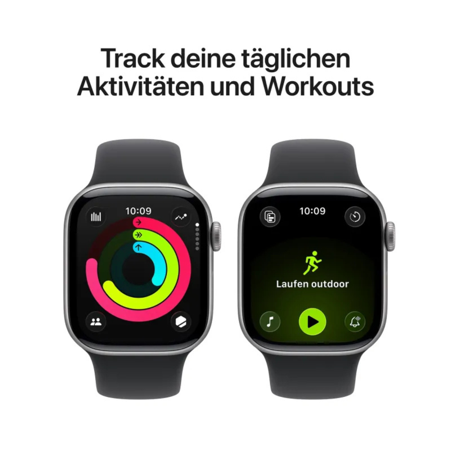 Apple Watch Series 11 (42 mm, GPS) Space Grey Black Sport Band S/M M/L NEU & OVP versiegelt