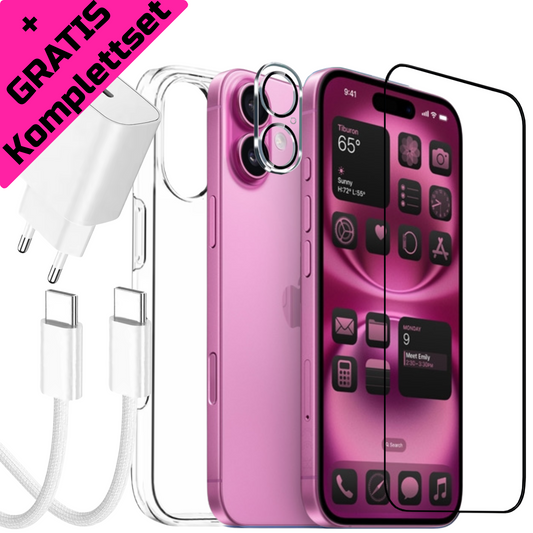 Apple iPhone 16 - 128GB - Pink + gratis Komplettset - Differenzbesteuert
