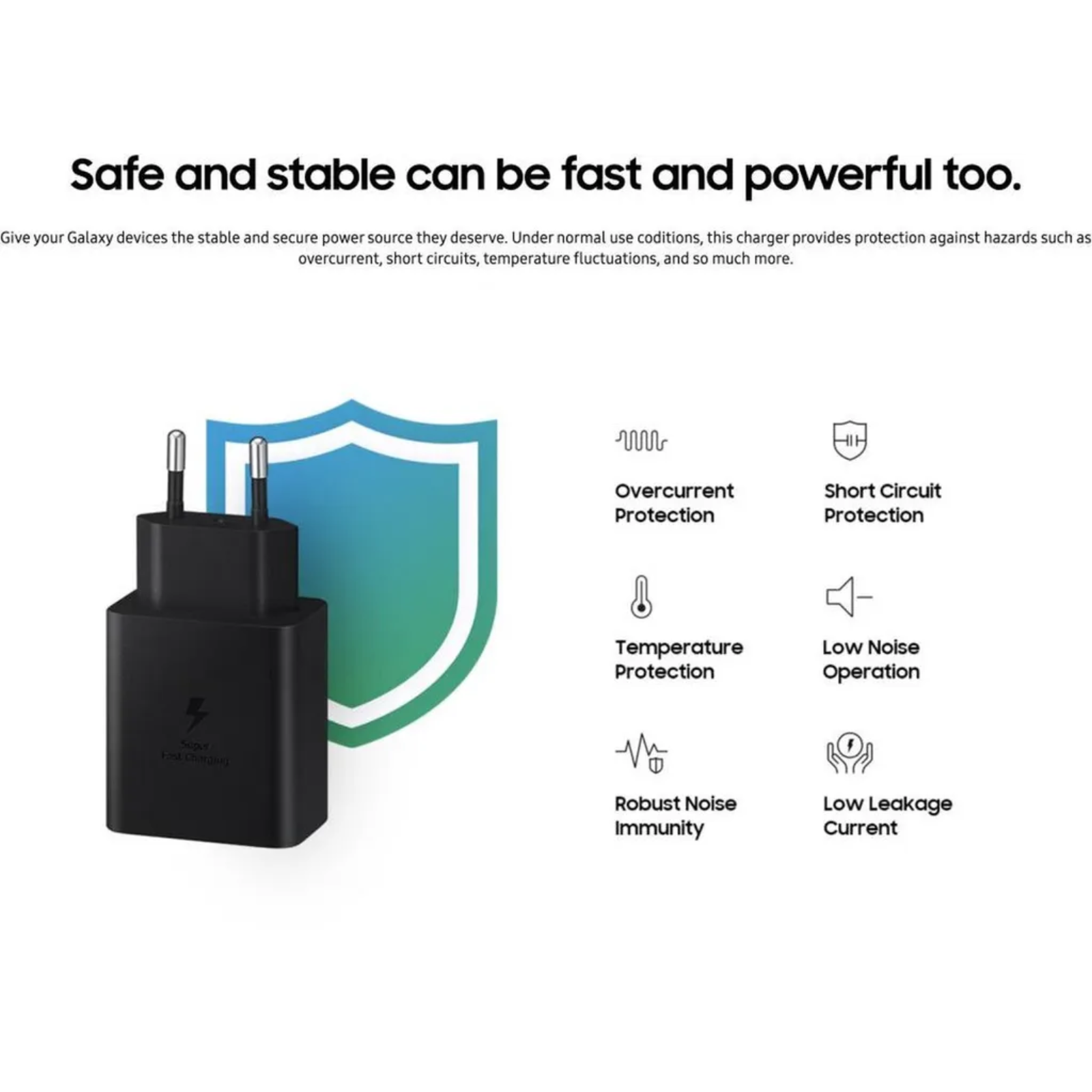 USB-C 45W-Ladeset Schwarz Ansicht 6