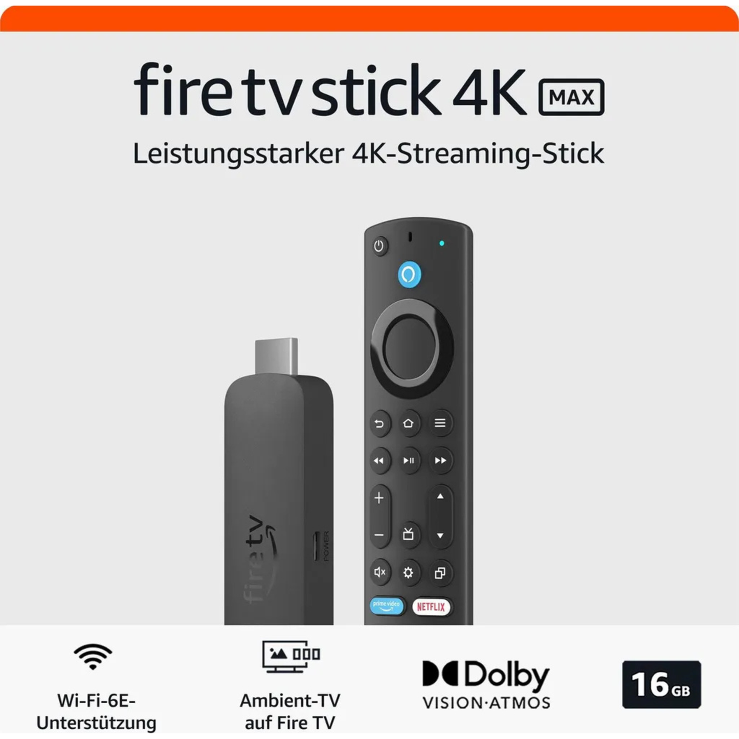 Amazon Fire TV Stick 4K Max Neu OVP