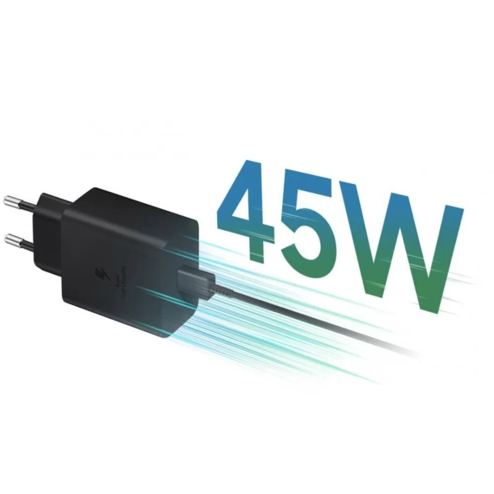 USB-C 45W-Ladeset Schwarz Ansicht 5