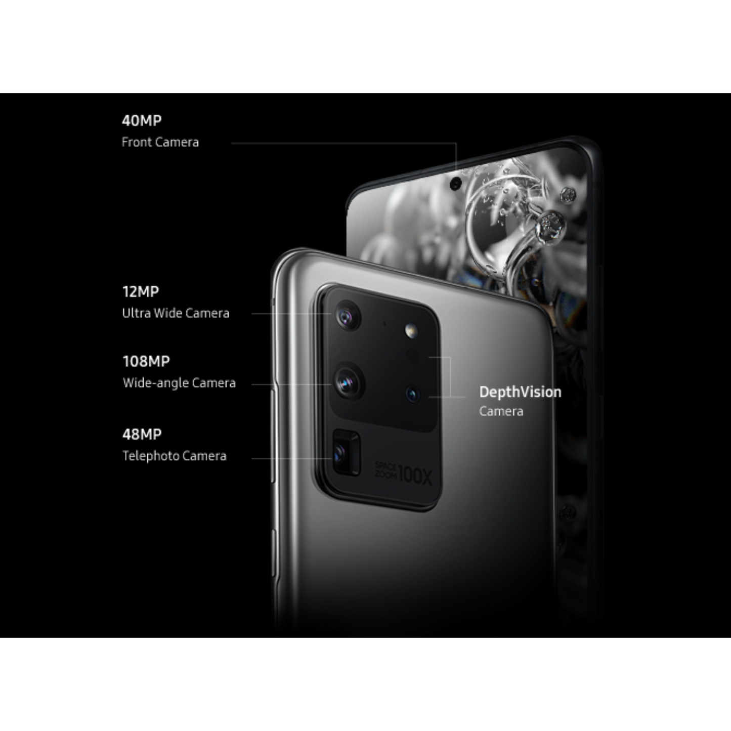 Samsung Galaxy S20 Ultra 128GB schwarz Cosmic Black 5G Dual Sim Simlock Frei NEU