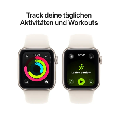 Apple Watch SE 3 (40 mm, GPS) Starlight Starlight Sport Band S/M M/L NEU & OVP versiegelt
