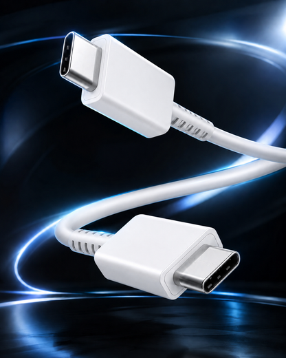 Original Samsung 1.8m DX310 USB-C zu USB-C Ladekabel weiß