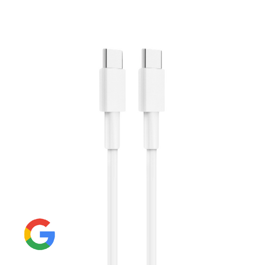 ORIGINAL Google 1m USB-C zu USB-C Ladekabel in weiß