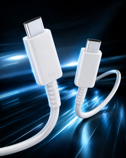 Original Samsung 1.8m DX310 USB-C zu USB-C Ladekabel weiß