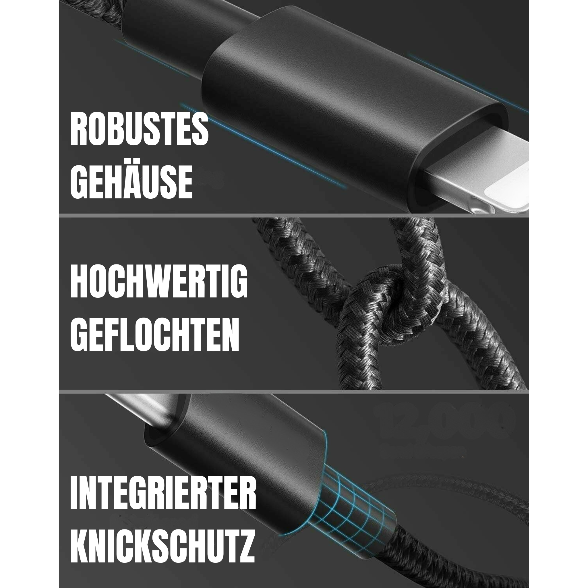 iPhone Nylon-Ladeset Ansicht 3