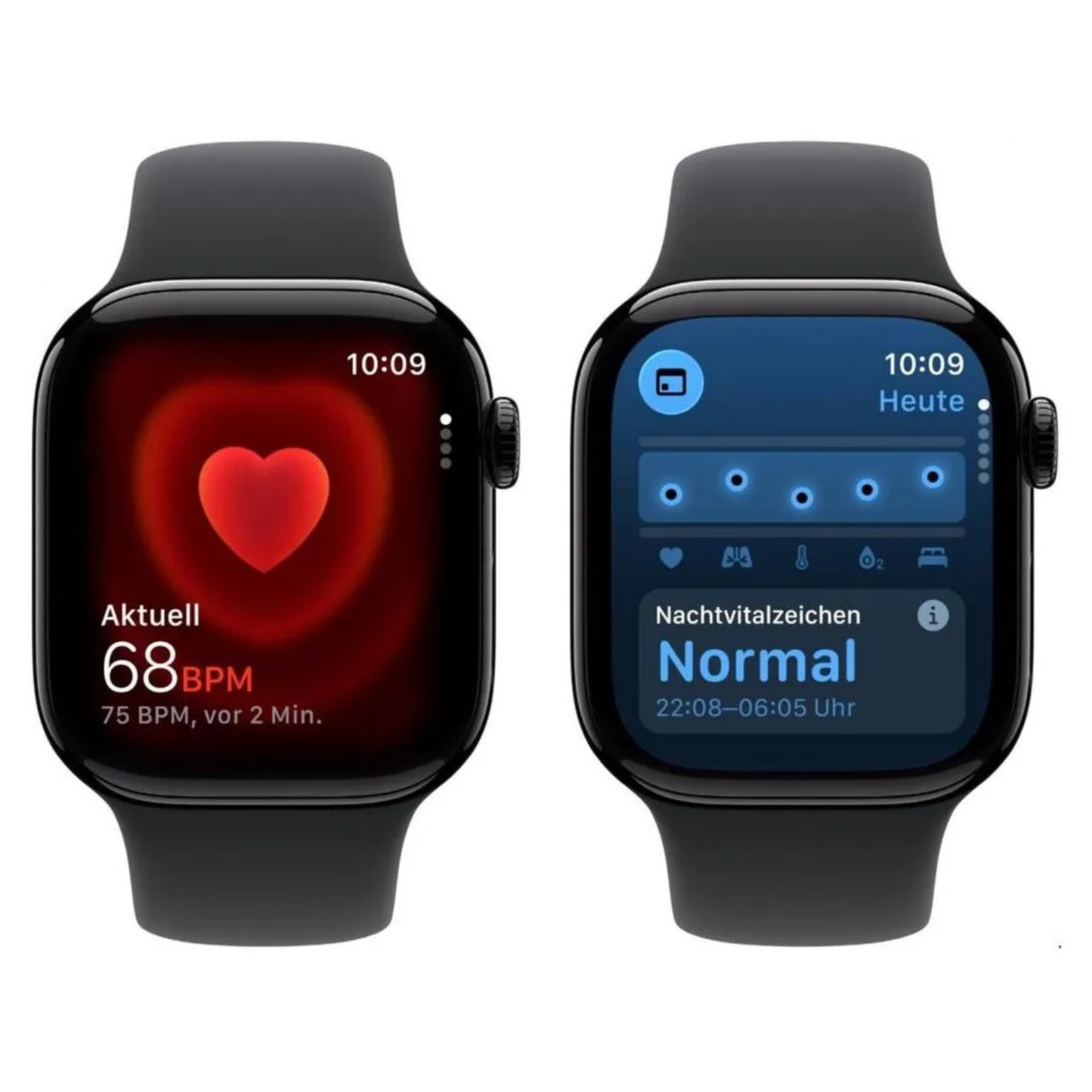 Apple Watch Series 11 (46 mm, GPS) Jet Black Black Sport Band S/M M/L NEU & OVP versiegelt