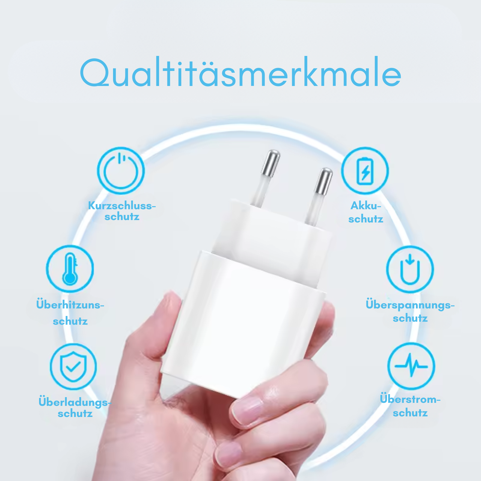 USB-C Ladeset Weiß Ansicht 4