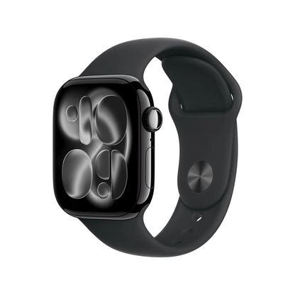 Apple Watch Series 11 (46 mm, GPS) Jet Black Black Sport Band S/M M/L NEU & OVP versiegelt
