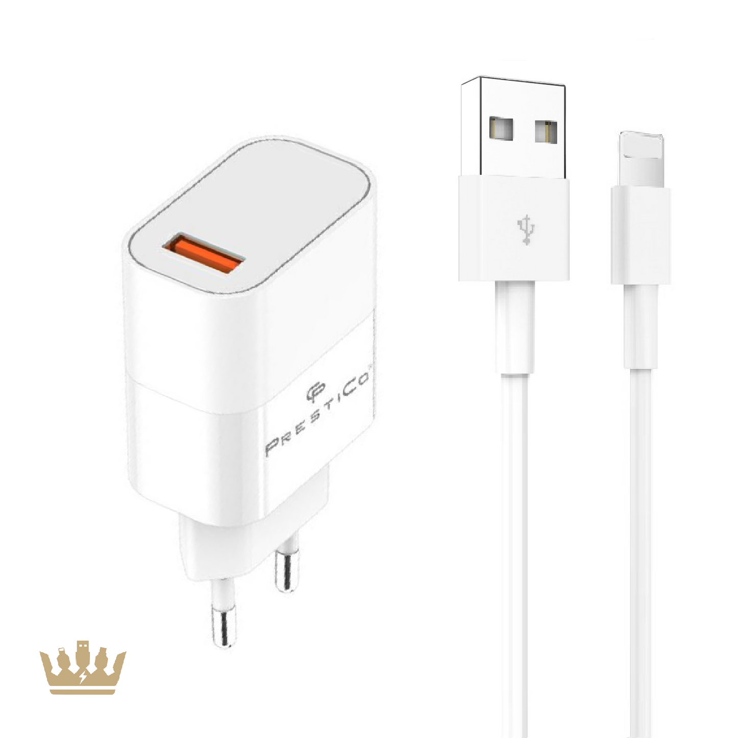 MobileKing Schnell-Ladeset iPhone zu USB-A 22,5W