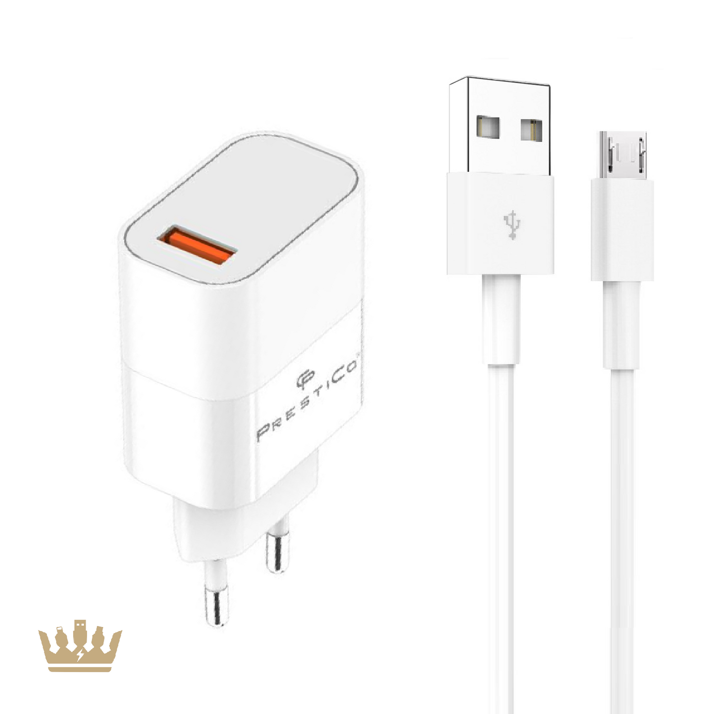 MobileKing Schnell-Ladeset Micro-USB zu USB-A 22,5W