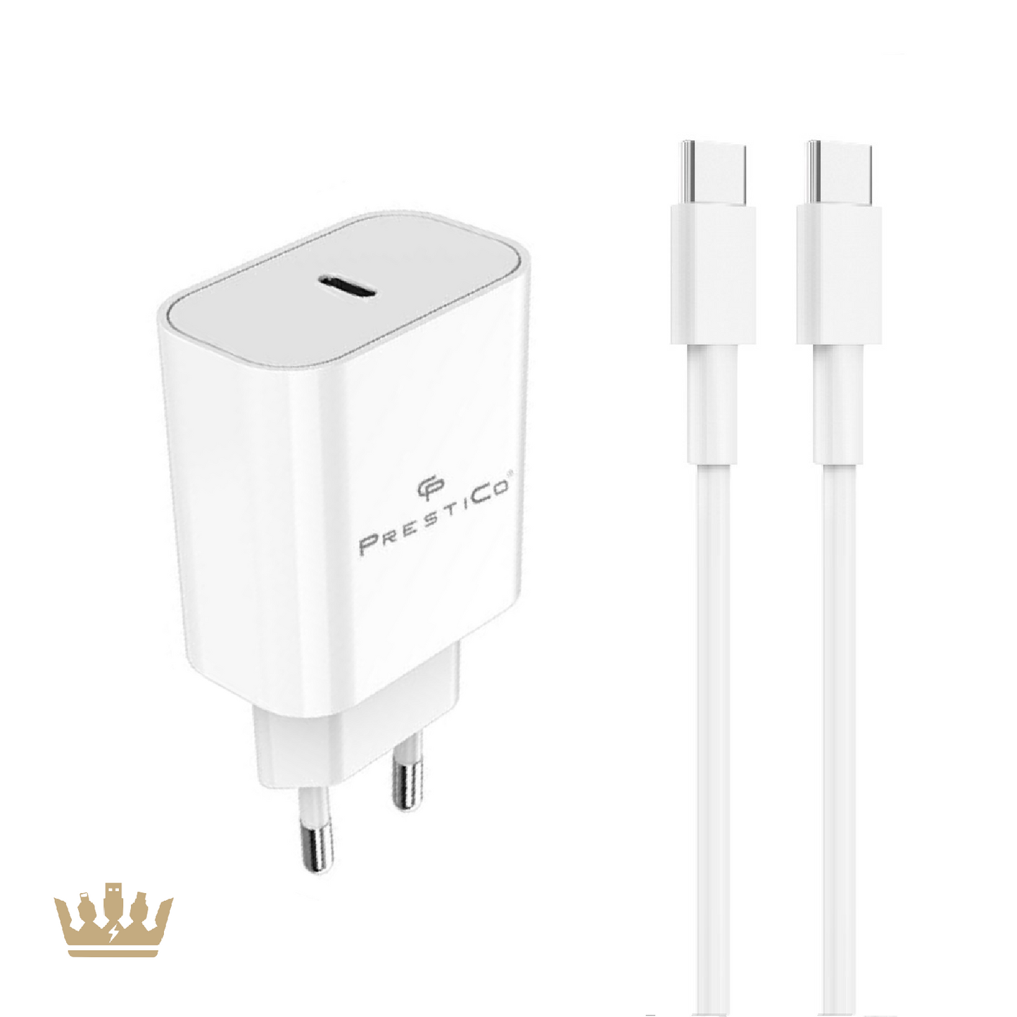 MobileKing Schnell-Ladeset USB-C zu USB-C 30W