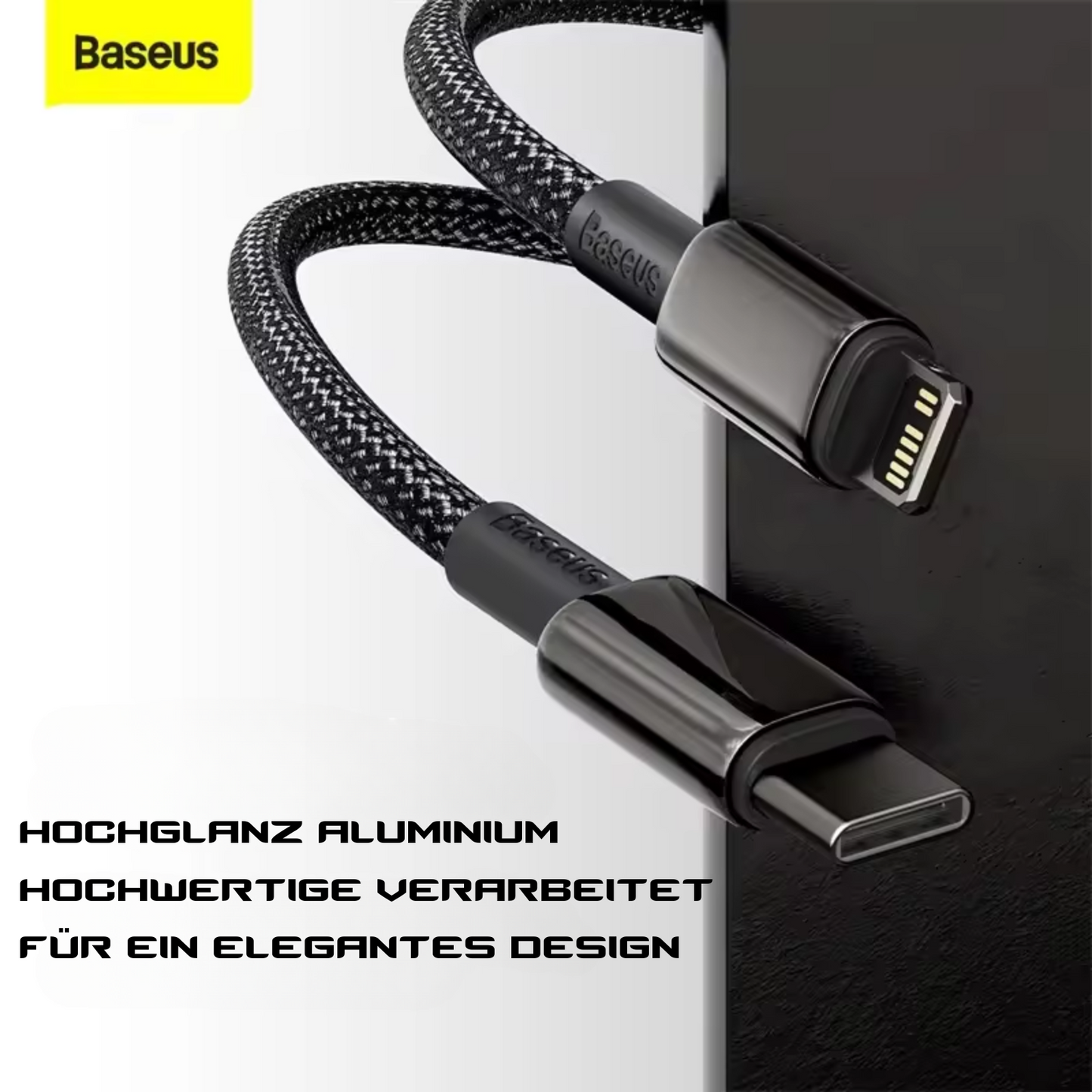 Baseus Nylon USB-C zu iPhone Ladekabel