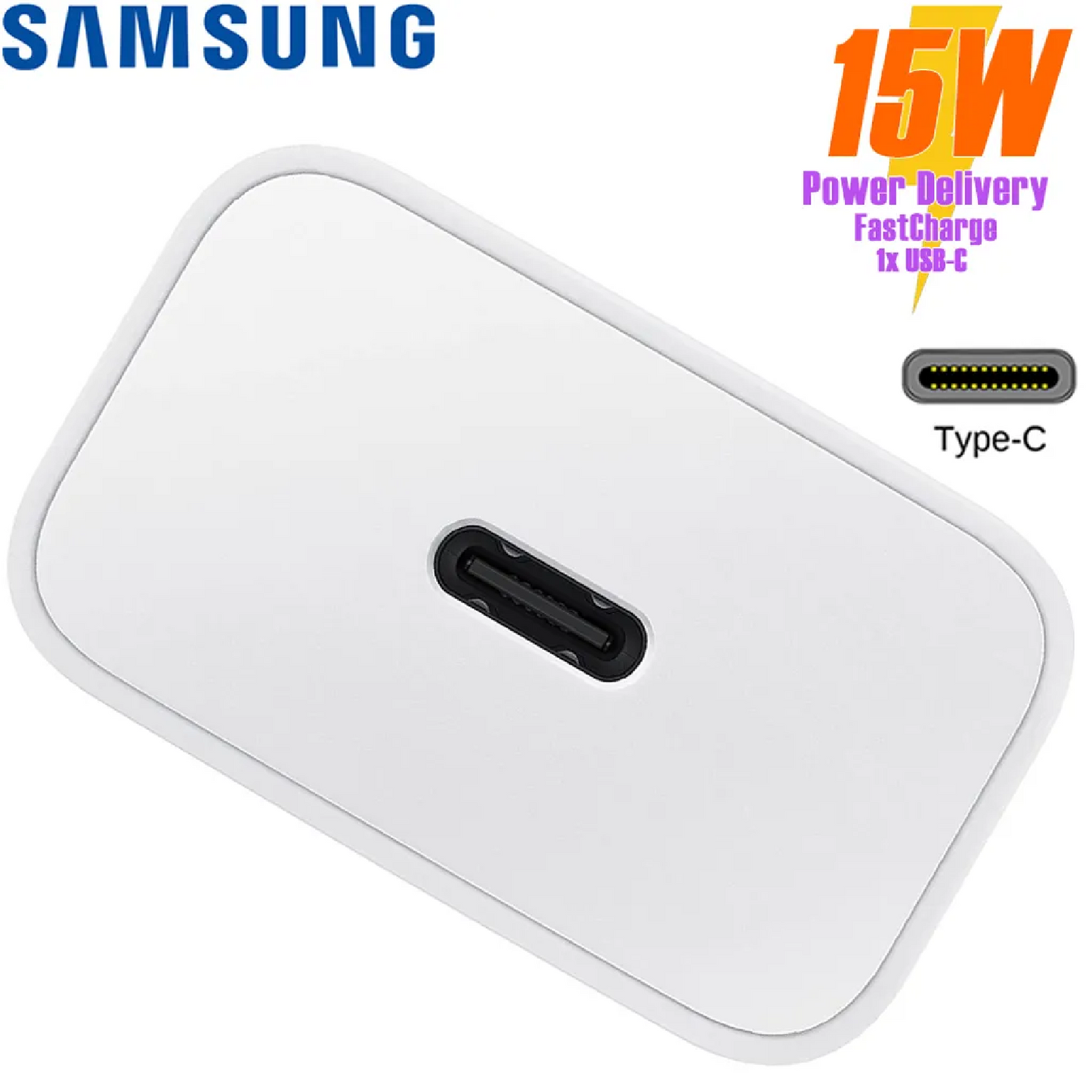 Samsung Schnellladeset 15W USB-C weiß