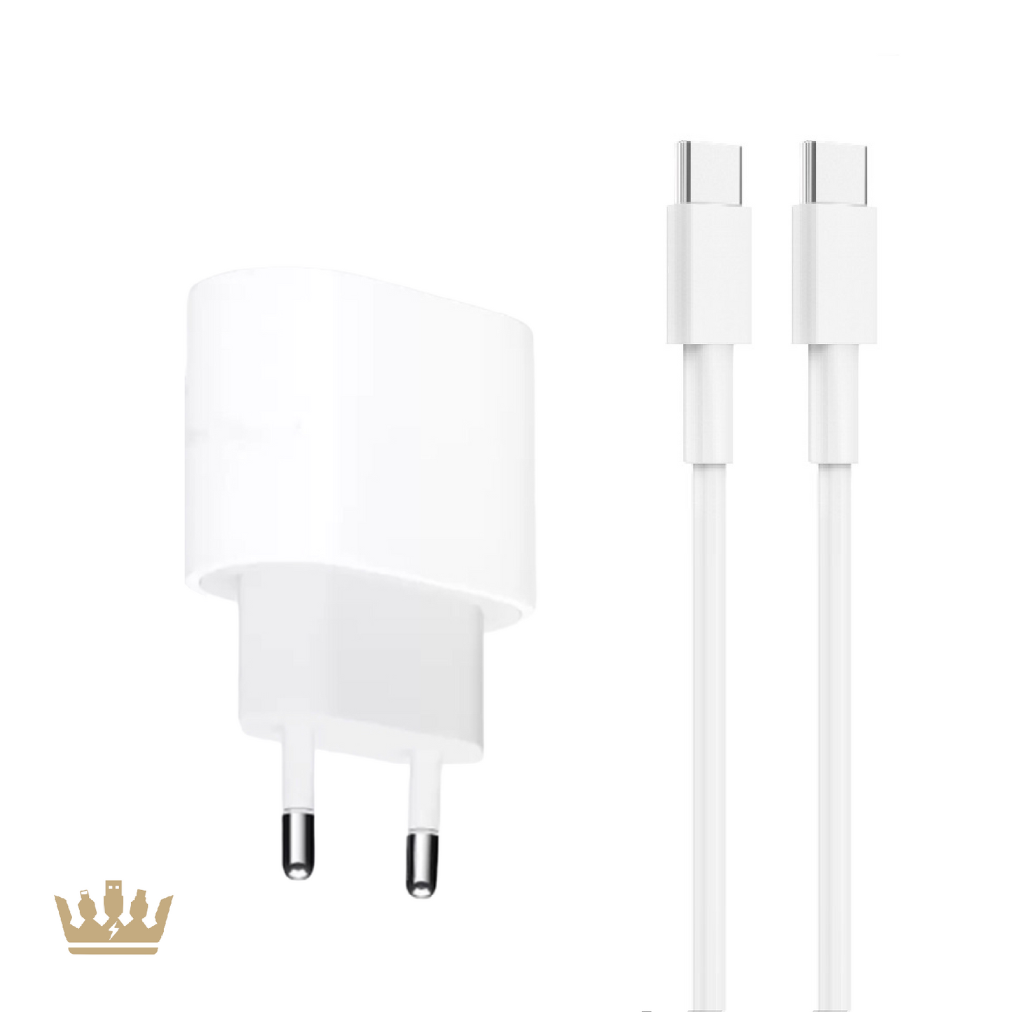 MobileKing Schnell-Ladeset USB-C zu USB-C