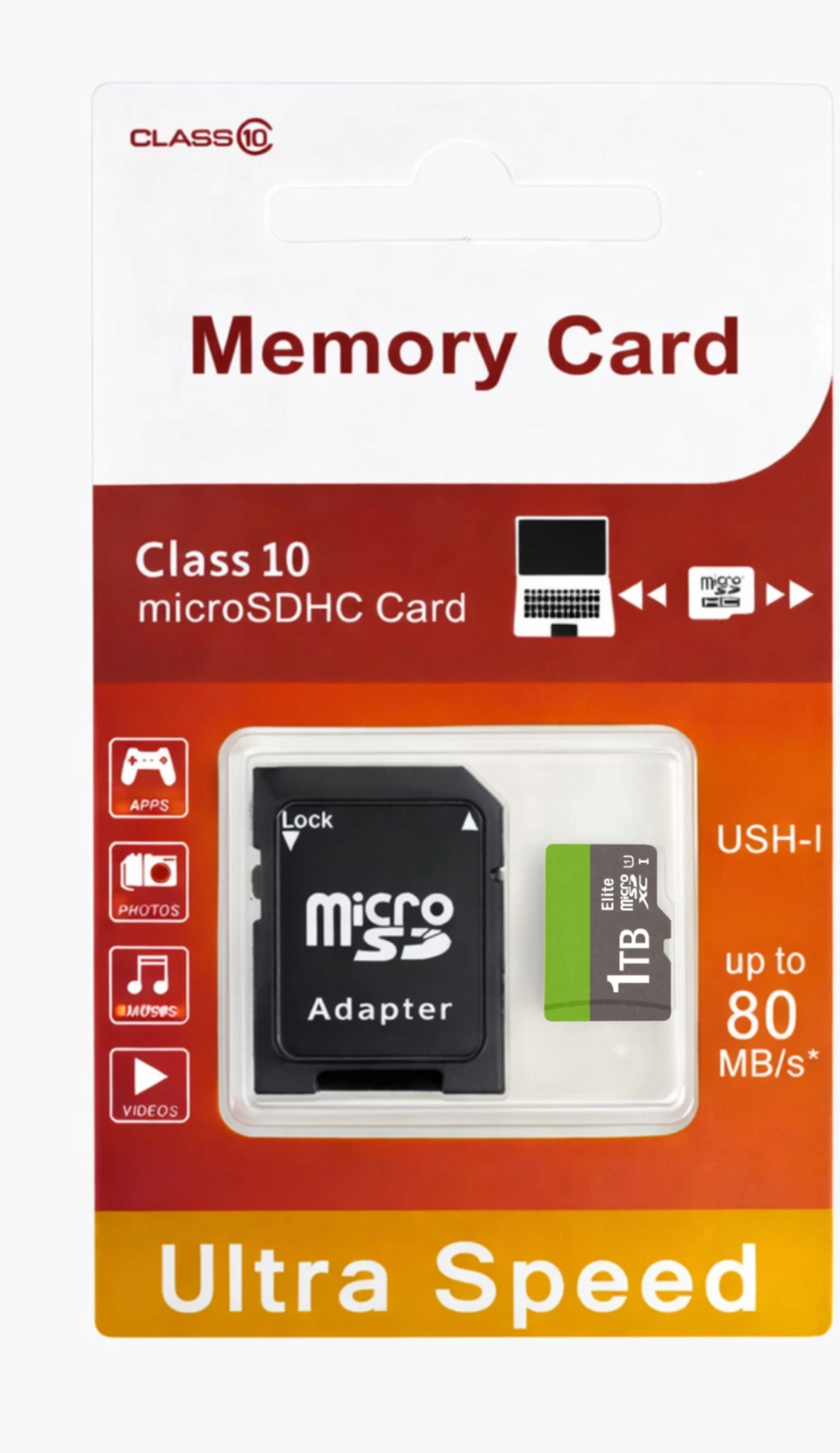 Micro SD Speicherkarte Elite 32GB 64GB 128GB 256GB 512GB 1TB